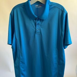 Blue Fila Golf Polo
